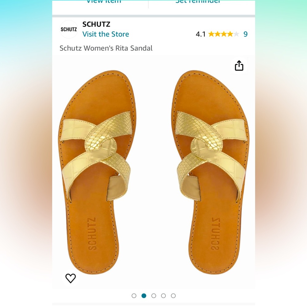 Schultz Rita Sandal in gold